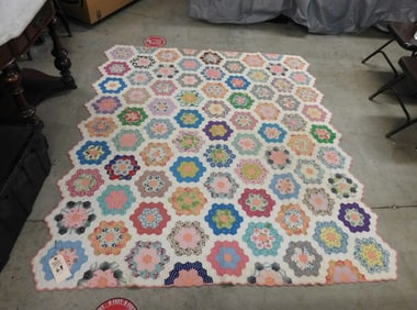 Vintage Dresdan Plate Quilt