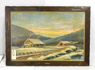 23" x 35" O/C Sgnd. "Lou Kennel"