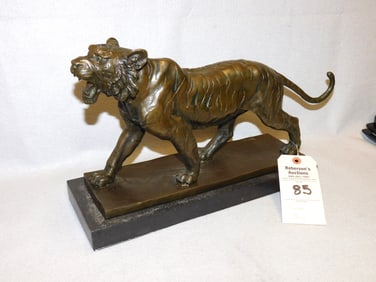 Bronze Restrike Sculpture of Tiger