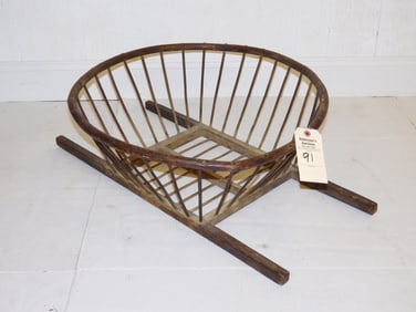 Early 19thC. Windsor Cheese Ladder Basket