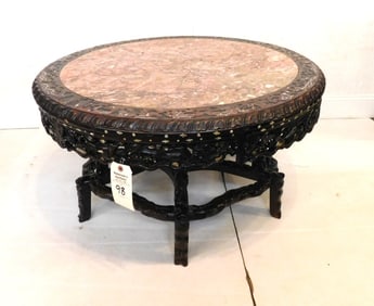 19thC. Chinese Rosewood M.O.P Table