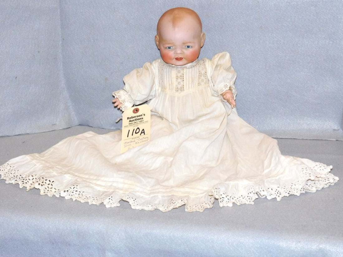 16"H. - Kestner "Century Doll ": 16"H. Byle-Lo Baby Marked "Century Doll- Kestner", Bisque Head, Jtd. Cloth Body, Compo Hands in Gd. Cond.