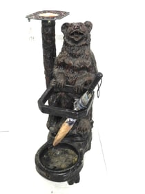 Plaster Bear Umbrella Holder