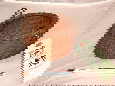 Miniature Splint Basket w/Handles