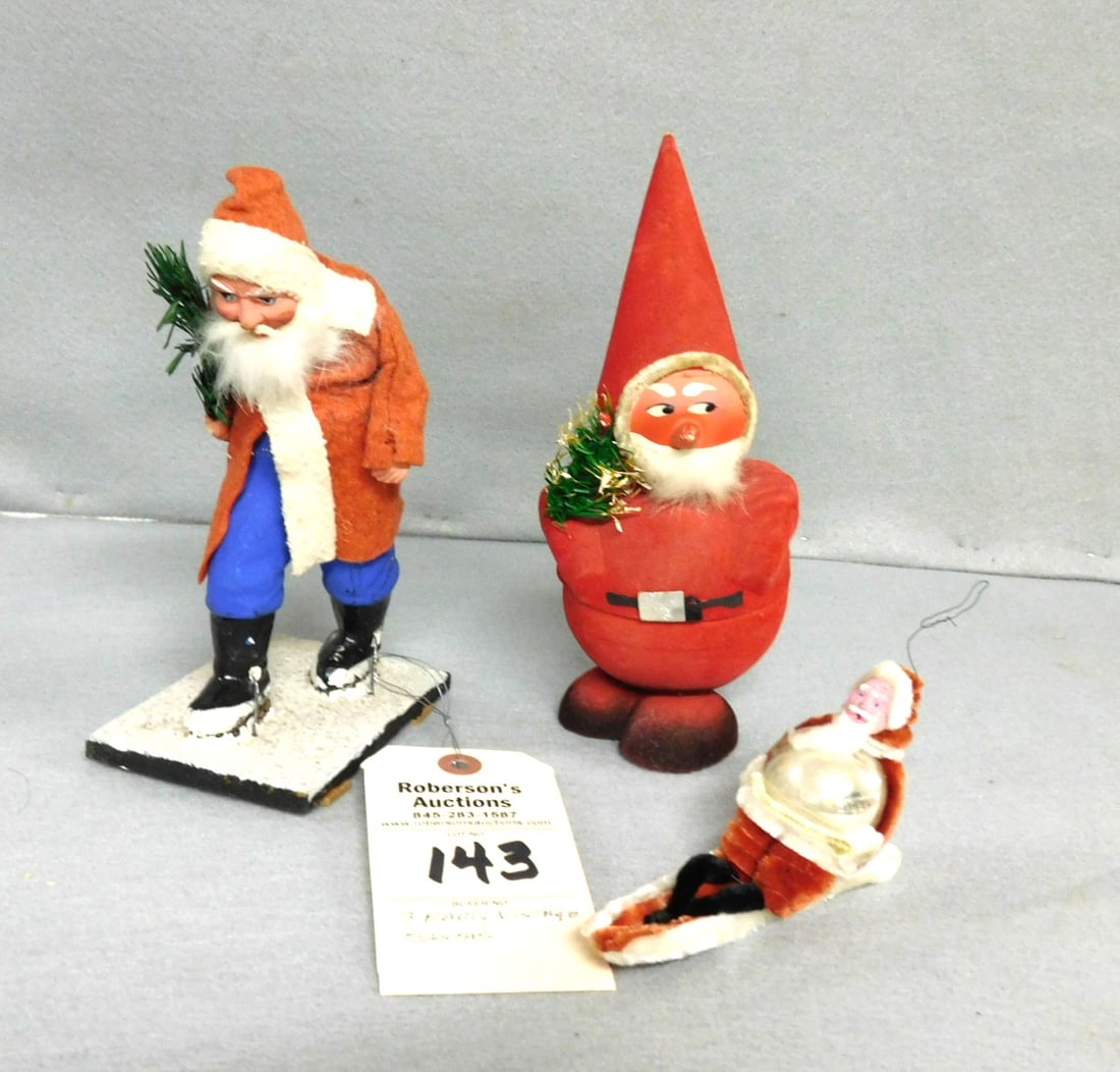 3 Vintage Santas (1 of 5)