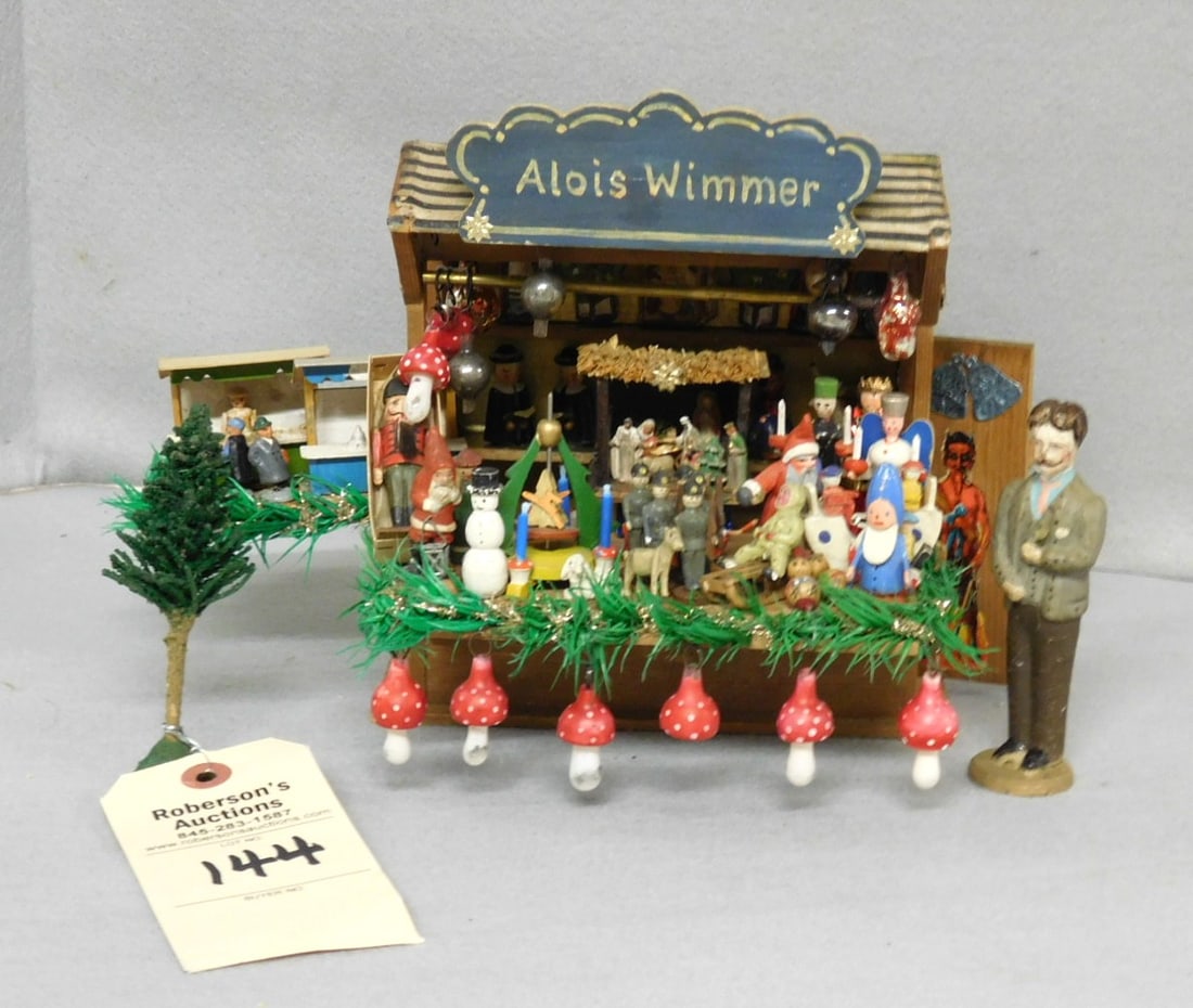 Miniature Model of Christmas Store (1 of 2)