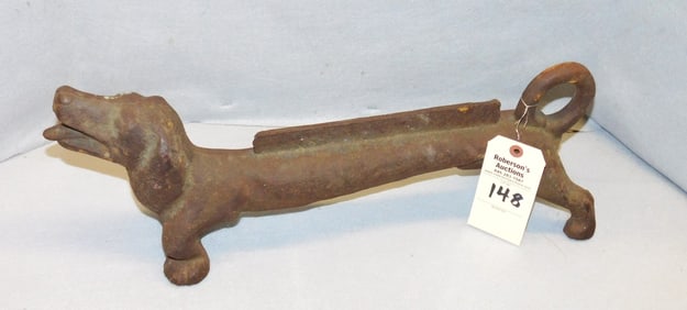 Dachshund Dog Iron Bootscaper