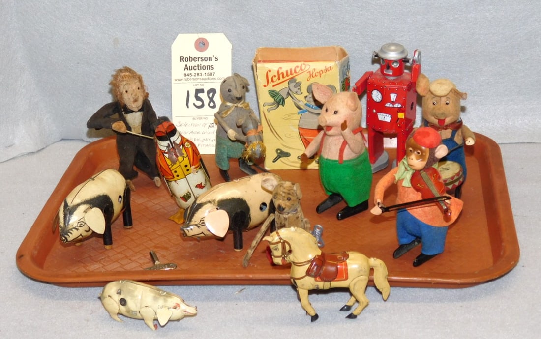 12 Vintage Tin Windup Toys (1 of 4)
