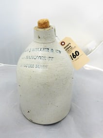1 Gal. Boston, MA Stoneware Jug