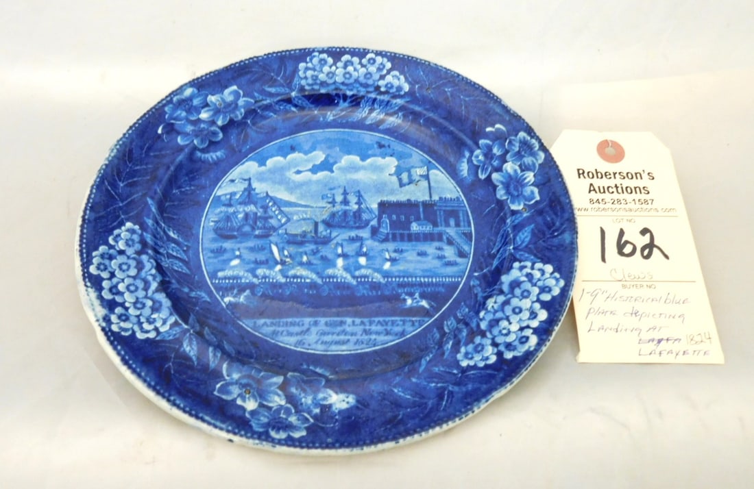 "Clews" 9" Historical Plate (1 of 2)
