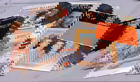 45-33 RPM Vinyl Records, Never Used