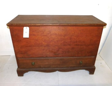 Early Tall Blanket Chest w/Drwr.