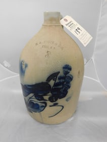 3 Gal." N.A. White & Son, Utica NY" Jug