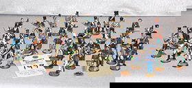 40 Franklin Mint Waterloo Pewter Soldiers: 40 Franklin Mint Waterloo Pewter Soldiers in VG Cond. -Ranging in Sz. - 2 1/2"H.- 3"H.