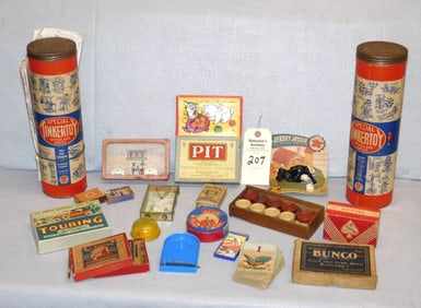 Lg. Lot  of Vintage Games & Toys