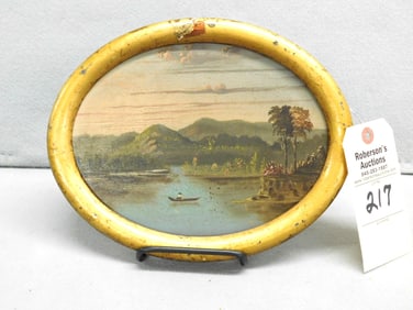 Very Early Oval O/C of River & Mts.