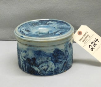 White's Utica Stoneware Butter Crock