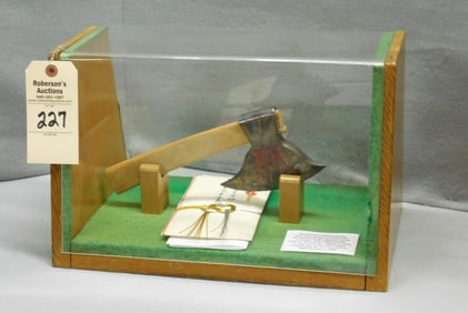 Japanese Ceremonial Ship Launching Axe