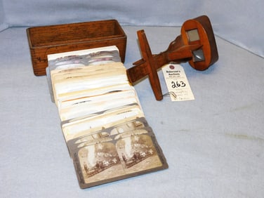 Stereoptic Viewer w/Cards