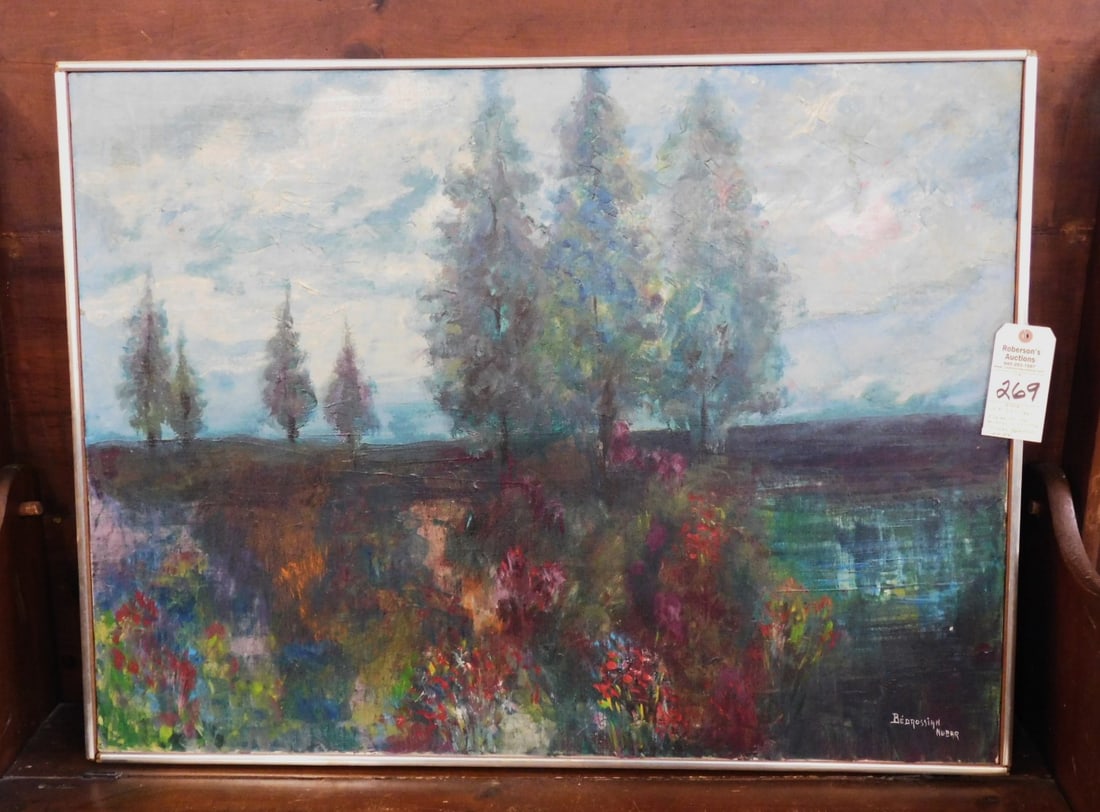 31"x41" O/C Signed Nubar Bedrossian (1 of 2)