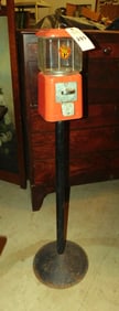 Standing "One Cent" Gumball Machine