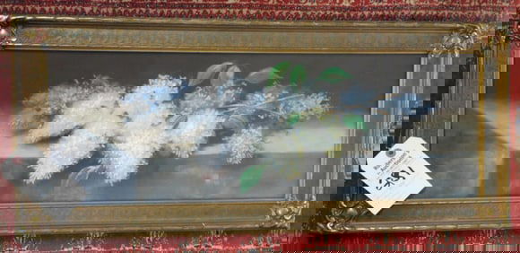 10x28 Pastel on Paper by  H.Lewis