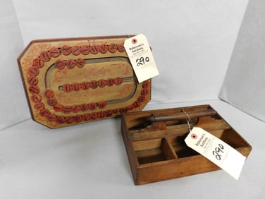 2 Early Wooden Collectibles