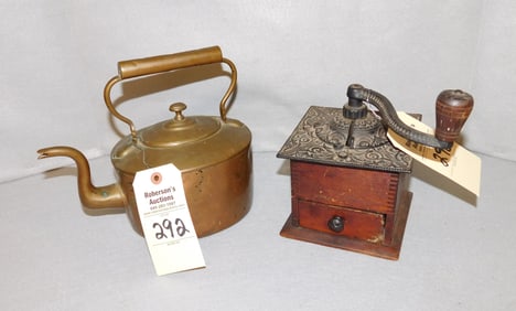 Vintage Wooden Coffee Grinder