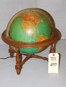 Lighted World Globe