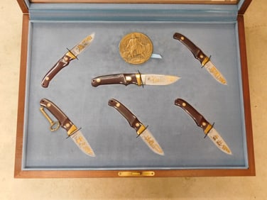C. Columbus Schrade Co. Knife Set