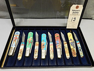 Novelty Knife Co. 10 Western Hero Knives