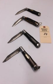 4 Coke Bottle Hunting Folding Knives