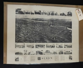 Lg. Paper Print -  View of Walden, NY