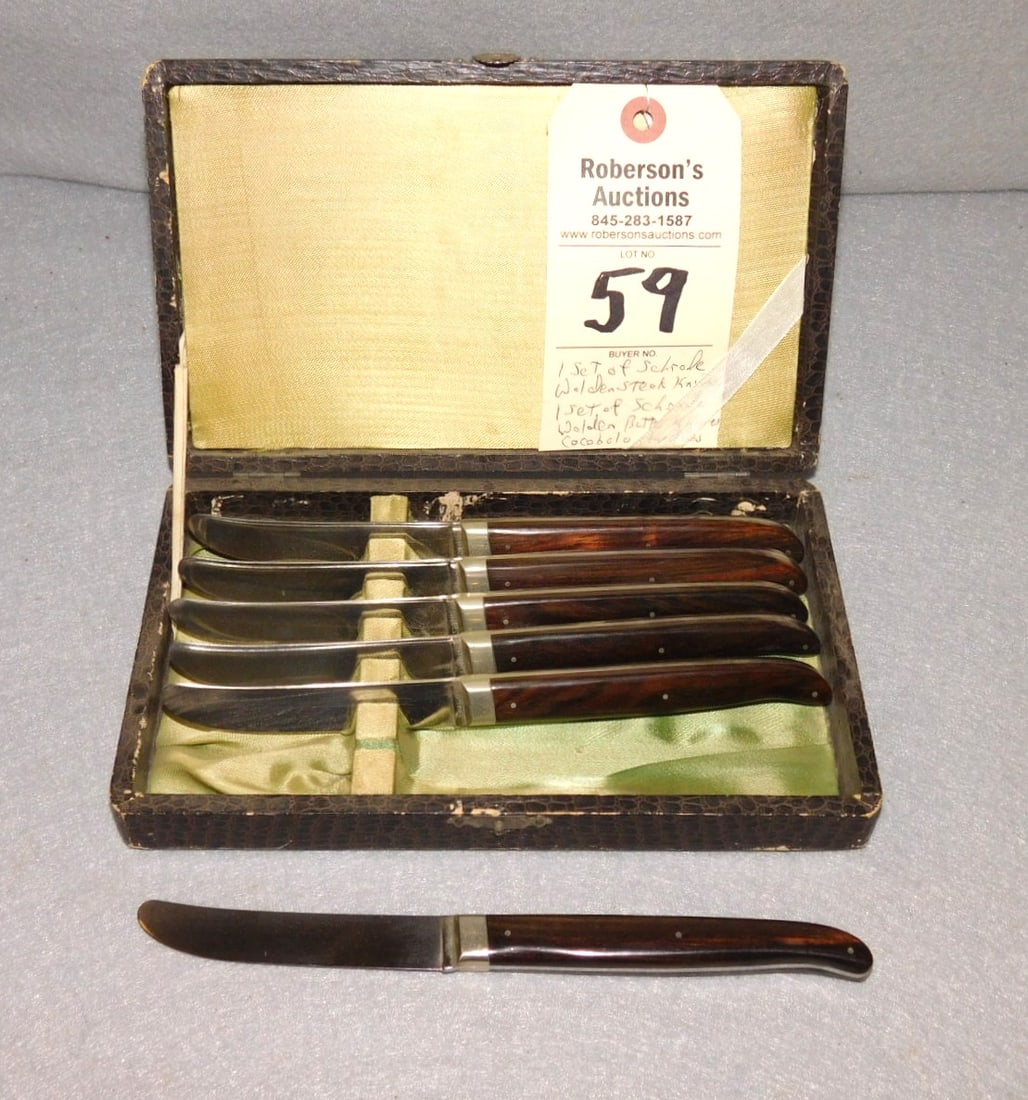2 Sets of  Schrade Walden Dinner Knives (1 of 2)