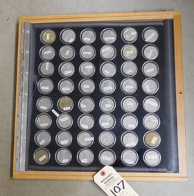 Lot of 48 Casino Gaming Tokens