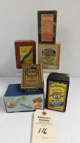 6 Empty Pocketknife Boxes