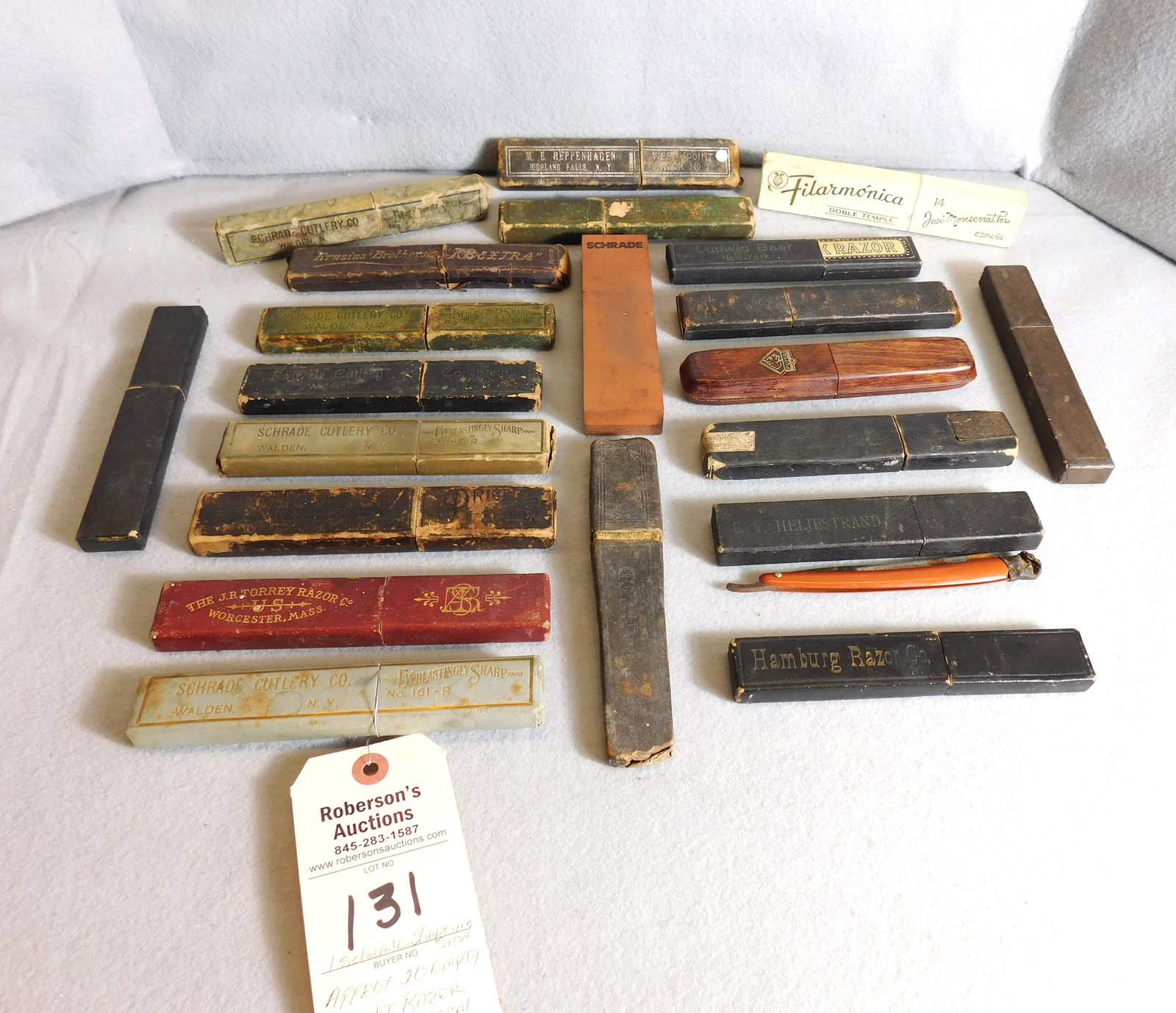 20  Straight Razor Empty Cases (1 of 1)
