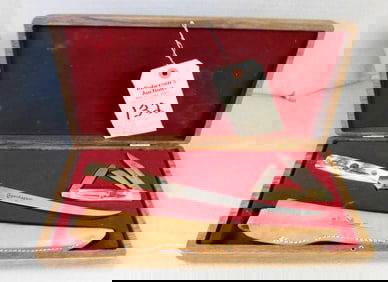 2 Pc.Schrade Copenhagen Stag Knife Set