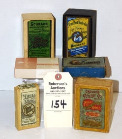 Lot of 6 Empty Knife Boxes