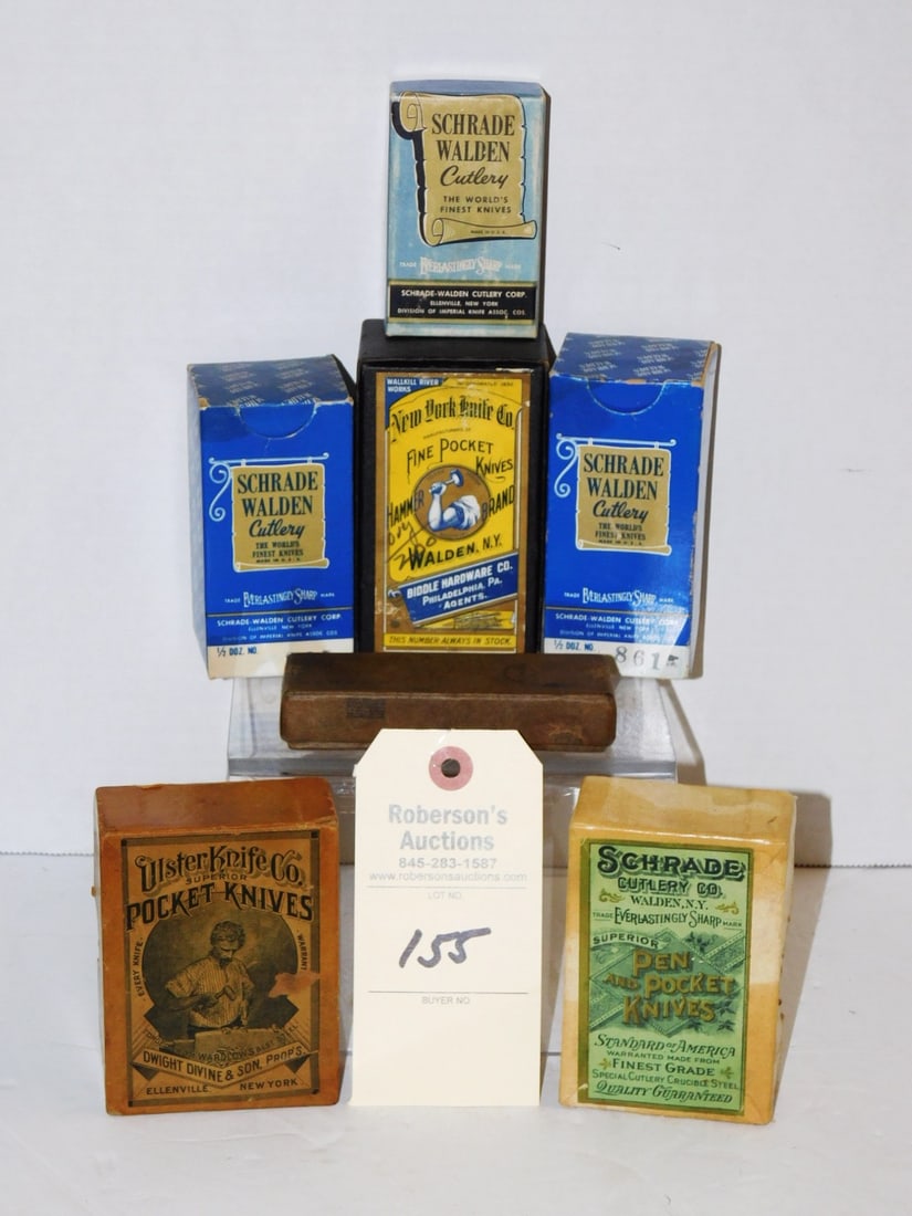 Lot of 6 Empty Knife Boxes (1 of 1)