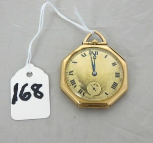 14K Open Face Pocketwatch