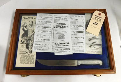 Original F.J. Richtig Knife w/Catalog
