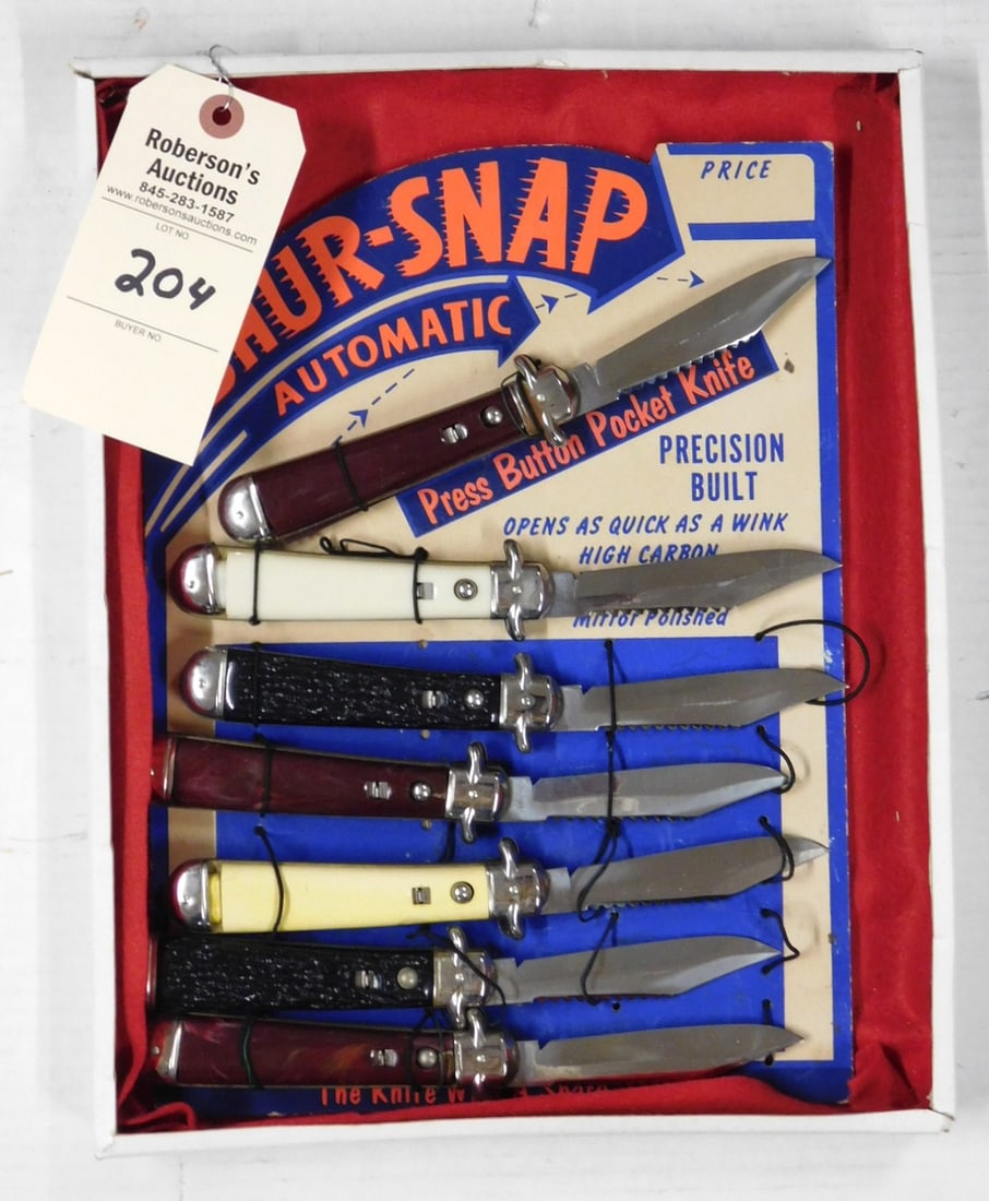 Shur-SnapPush Button Card w/7 Knives (1 of 1)