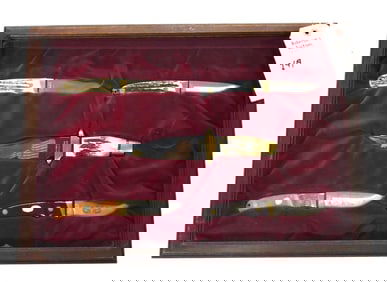 Schrade Display Case w/5 Knives