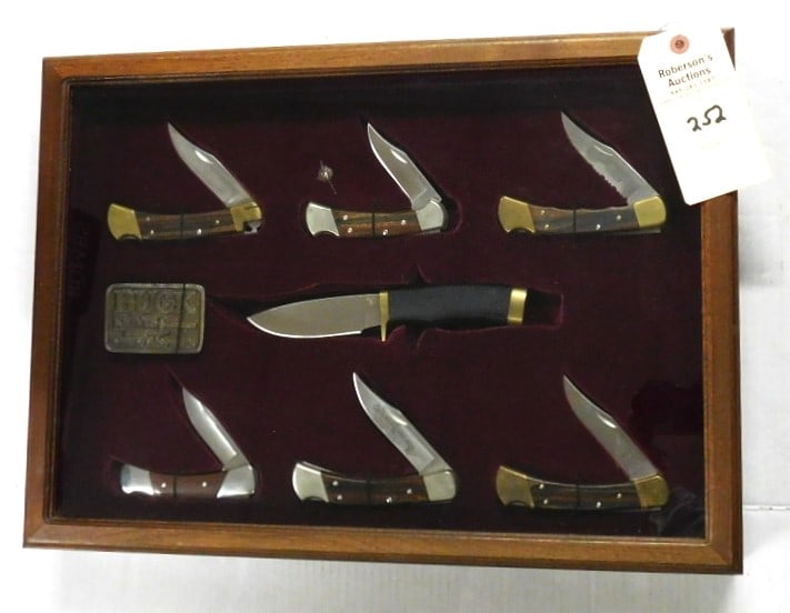 Display w/7  Buck Knives (1 of 1)