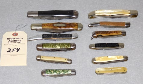 12 Folding Pocketknives