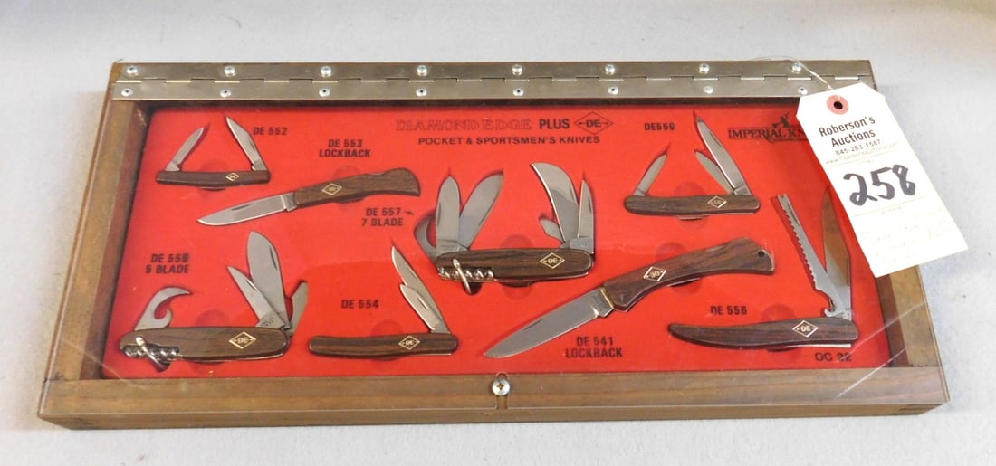 Imperial Diamond Edge Display w/8 Knives (1 of 1)