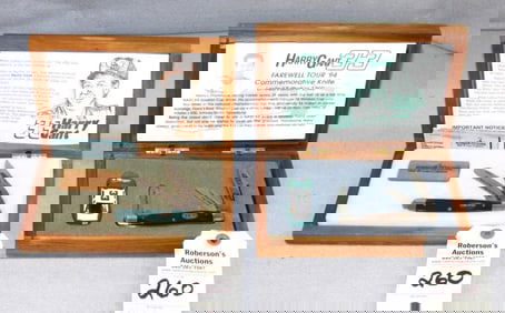 2 - Schrade Harry Gant  Knives in Cases