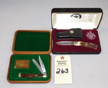 2 - Cased Schrade Knives