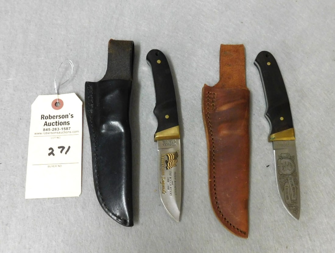 2 - Schrade Etched Sheath Knives (1 of 1)